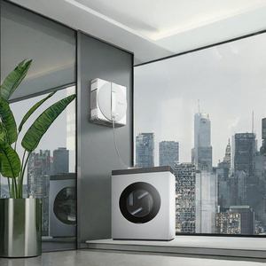 หุ่นยนต์ทำความสะอาดกระจกอัจฉริยะ ECOVACS WINBOT W3 สำหรับรถยนต์ แบตเตอรี่ในตัว ระบบฉีดน้ำสามจุดแบบไร้สาย ป้องกันการตกจากที่สูง - Product Image 2