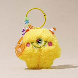 Simpatico regalo mostro bambola coppia stupido celebrante portachiavi zainetto da donna ornamenti appesi peluche portachiavi - Product Image 3