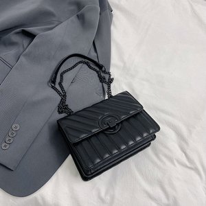 Nouveaux Sacs à Main Matelassés Tendance Personnalisés <span class=keywords><strong>en</strong></span> Cuir PU Vegan pour Femmes – Sacs Bandoulière et Besaces avec Chaîne - Product Image 2