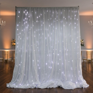 <b>LED</b> <b>Star</b> Curtain with RGB White Blue Red Green Lights for Stage Event Decoration - Product Image 6