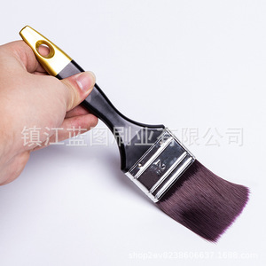 Paintbrush <b>Pet</b> Abrasive Fiber 10-14mm Plastic Handle Wine Red Black For Painting <b>Brushing</b> Cleaning - Product Image 2