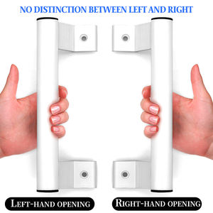 Tipo di alluminio bianco moderno C maniglia della porta con la caratteristica di spinta e di tirata per le <span class=keywords><strong>finestre</strong></span> a battente in fabbrica degli appartamenti direttamente - Product Image 4