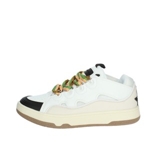 Sneakers basse bianche/nere Sass230223 stile da passeggio - Product Image 1