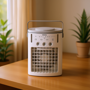 Enfriador de Aire Evaporativo Portátil Vevor de 60W con 3 Velocidades y Control Remoto para Uso en el Hogar y la Oficina - Product Image 2