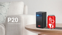 Projecteur de poche Android BYINTEK P20 3D 4K pour extérieur, jardin, fête, sport, mini home cinéma, prix d'usine bon marché