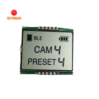SML0271 Modul LCD TN 7-Segmen 2-Digit 3.0V Reflektif Positif untuk Perangkat BLE Preset Kamera