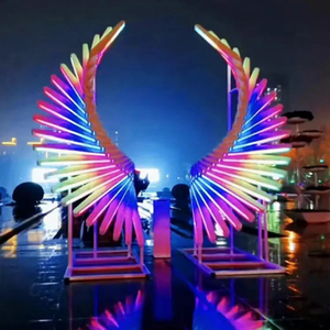 ไฟประดับรูปปีกนางฟ้าคริสต์มาสแบบ LED สำหรับตกแต่งวันหยุดและงานประดับตกแต่ง - Product Image 1