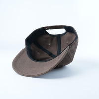 Gorra de 5 Paneles de Alta Calidad OEM, Diseño Personalizado de Alta Calidad, Visera Ligeramente Curvada, Gorras de Perfil Bajo con Logotipo Bordado Plano