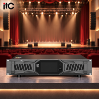 Amplificateur de puissance 2*760W 8Ω 4 canaux classe D, amplificateur audio réseau, prix fabricant