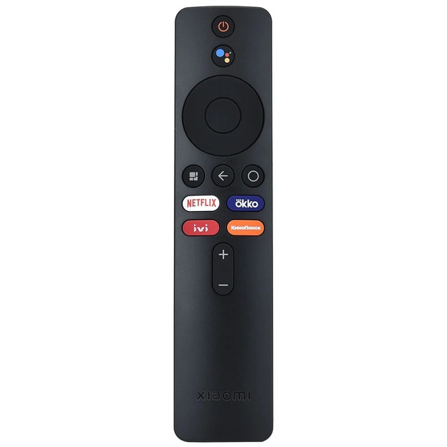 XMRM-M6 Smart TV Netflix Button Fixed Code Voice Remote Control Single Serve 4 Buttons AAA Battery 10m Range Plastic & Silicone