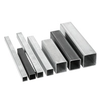 Tubo cuadrado y rectangular galvanizado por inmersión en caliente, tubo de acero galvanizado anticorrosión para ingeniería estructural