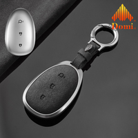 Vente directe d'usine GZ Domi, joli cadeau, étui de protection complet pour clé de voiture en alliage de zinc et cuir pour Changan NevoA07/a50/A06airQ05