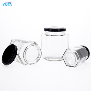 45Ml 95Ml 120Ml 300Ml 420Ml 760Ml Mứt Trong Suốt Mật Ong Thủy Tinh <span class=keywords><strong>Jar</strong></span> Với Kim Loại Có Nắp Đậy - Product Image 4