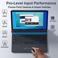 Clavier Magique Laudtec S9 pour Samsung Galaxy Tab S9 S11 S10 Fe avec emplacement pour stylet, pavé tactile multi-touch, disposition multi-langues, ODM OEM