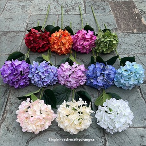 Hecho a mano nueva pintura al óleo diseño único 18cm diámetro cabeza única <span class=keywords><strong>Ross</strong></span> Hortensia tacto Real Hortensia Navidad Pascua Día de la madre - Product Image 1