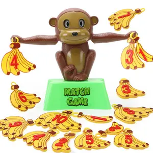 Образовательная балансировочная игра для расчета обезьяны и банана, пластиковая математическая игрушка