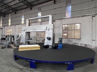 Machine de découpe rotative continue de mousse éponge pour la production ininterrompue de feuilles de mousse