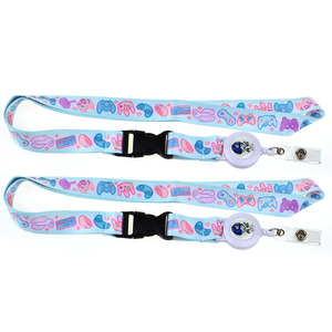 Factory Direct Custom Logo Sublimation Printed Lanyards 20mm 25mm Personalized Polyester & Nylon Neck Lanyards No Minimum Order
