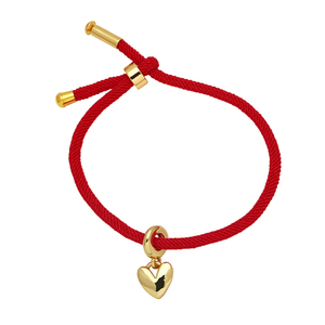 2024 Hip Hop Jewelry Lovely <strong>Mickey</strong> Cross Star Love Heart Pendant <strong>Bracelet</strong> 18K Gold Plated Zircon Stones Good Luck Red Rope Girls - Product Image 6