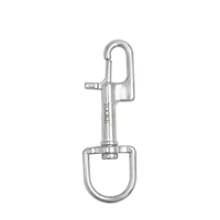 Mousqueton à maillon rapide en acier inoxydable, 100mm, 5 pièces, crochet à Clip fin, accessoires BCD, équipement de plongée, livraison directe