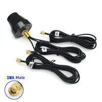 Nouvelle antenne extérieure combinée 3-en-1 multibande active GPS 3G 4G GSM WIFI pour amplificateur de signal d'antenne GPS de voiture et antenne WIFI 2.4G