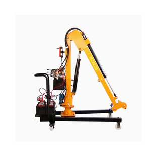 Mini 1-ton Hidráulica Caminhão Elétrico/Trator Marinha <span class=keywords><strong>Pick</strong></span>-<span class=keywords><strong>up</strong></span> Hoist Levantamento Dobrável Guindaste Nova Condição Metal Material para Varejo - Product Image 5