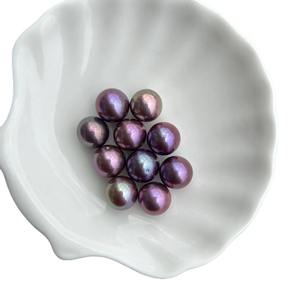 Perles d'eau douce sans graines, de forme goutte de riz, à trou traversant, de 11-12-13 mm, blanches, pour accessoires de bricolage - Product Image 5