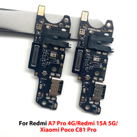 40% de Descuento en Placa de Repuesto para Puerto de Carga para Redmi 15A 5G A7 Pro 4G, Conector de Carga Flexible para Xiaomi Poco C81 Pro, Descuento por Volumen