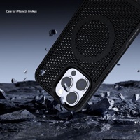 Coque de téléphone magnétique antichoc avec support plat et dissipation thermique premium pour iPhone 12 13 14 15 16 17 18 Pro Max