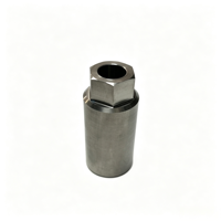 Écrou de blocage hexagonal usiné CNC sur mesure avec trou de goupille latérale, écrou de blocage fileté multi-panneaux pour assemblage de systèmes hydrauliques
