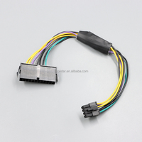SCONDAR - Juego de Cables Modulares para PC, Cable de Alimentación para PSU, ATX 24 Pines, PCI-E 8 Pines, CPU 4+4, Cable de Extensión SATA con Funda