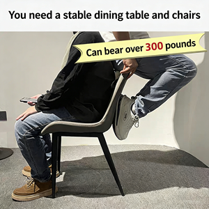 Kursi Makan Kulit PU Modern Mewah Elegan Nordik untuk Hotel Komersial, Acara, dan Perjamuan yang Nyaman - Product Image 2