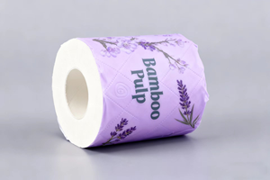 Sıcak satış çevre dostu yumuşak bambu hamuru tuvalet kağıdı fabrika fiyat en çok satan özel Logo toptan tuvalet kağıdı - Product Image 6