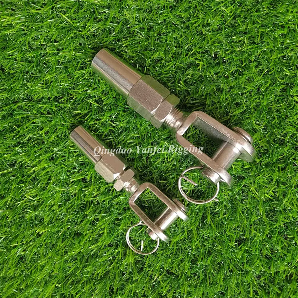 Stainless Steel Swageless Fork Terminal for 8mm wire rope cable