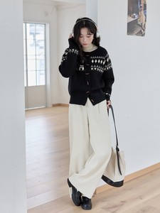 <span class=keywords><strong>Cardigan</strong></span> Elegante Vintage <span class=keywords><strong>Nero</strong></span> in Maglia per <span class=keywords><strong>Donna</strong></span>, Top in Maglia a Maniche Lunghe per Uso Quotidiano |   Personalizzazione Accettata, Realizzato Secondo il Tuo Modello - Product Image 3