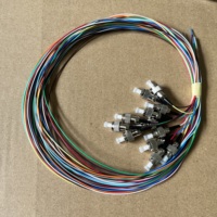 BANGBANG Pigtail de Fibra Óptica Simplex FC UPC de 12 Núcleos, 1 Metro, 0.9mm, con 3 Años de Garantía para Redes IP