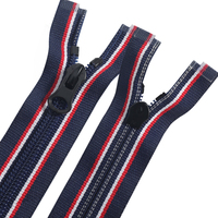 OCO Factory Custom 5 #   Fermeture éclair réversible invisible à ouverture libre, fermeture éclair automatique à verrouillage, fermeture éclair en nylon réversible pour vêtements et accessoires