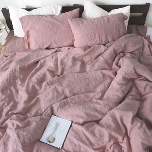 Bộ Ga Trải Giường Lanh Lanh Bộ Ga Trải Giường Cotton Sang Trọng Bán Sỉ Bộ Ga Trải Giường 4 Chiếc Bộ Ga Trải Giường 100% Lanh - Product Image 3