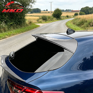 Convient pour Alfa Romeo Stelvio 2017-2026, style IKON, becquet de toit en fibre de carbone imprimée - Product Image 2