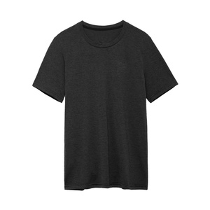 เสื้อยืดออกกำลังกายผ้าโพลีเอสเตอร์แห้งเร็ว ทรงเข้ารูป พิมพ์โลโก้ได้ ไม่มีตะเข็บ เหมาะสำหรับเล่นกีฬาและฟิตเนส - Product Image 4