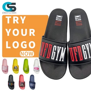 Greatslides 2024 New Import <strong>Slipper</strong> China,Logo Design <strong>Slippers</strong> for Men High Quality,Embossed Slides <strong>Slippers</strong> Unisex - Product Image 1