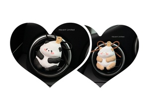 Diffuseur d'air frais pour voiture en forme de chat mignon et moderne, en résine, à clipser sur la grille d'aération, ornement d'intérieur avec parfum naturel, sans électricité requise - Product Image 3
