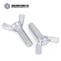 Vis à tête papillon en acier au carbone zingué, vis à main pour machine de fitness, petit fixateur d'assemblage pour équipement de sport et de loisirs, classe 4.8 8.8