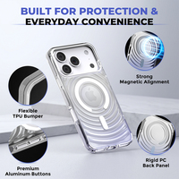 Coque AUREXIONICS à dégradé ondulé pour iPhone 18 Pro Max avec protection anti-traces de doigts