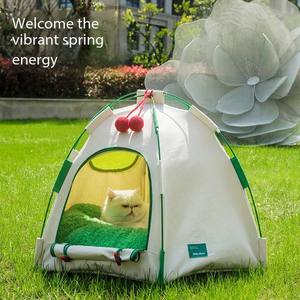 <span class=keywords><strong>Casa</strong></span> de Campaña para Perros y Gatos, Impermeable, Plegable, para Todas las Estaciones, con Estructura de Fibra de Vidrio, Fácil de Instalar y Desmontar - Product Image 1