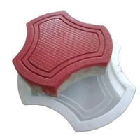 Moule à briques de verrouillage moule à blocs vente d'usine de plastique pour carrelage de sol moule en béton Durable PP pavé OEM couleurs blanches
