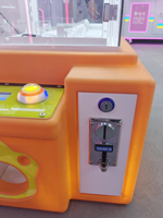 Commercial Leon métal enfants distributeur prix à jetons en peluche Mini receveur griffe grue jouet poupée jeu d'arcade Machine facture accepteur