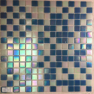 Mosaico para Piscina, Materiales Brillantes Mixtos, Mosaico Cuadrado <span class=keywords><strong>de</strong></span> Cristal Colorido para <span class=keywords><strong>Fondo</strong></span> <span class=keywords><strong>de</strong></span> Baño - Product Image 5