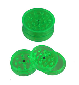 Colourful Manual <b>Herb</b> <b>Grinder</b> Biodegradable 55mm Plastic <b>Grinders</b> Smoking - Product Image 5