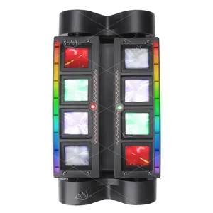 Mini Rayo de araña láser, 3 en 1 anillo LED, luz de cabeza móvil, en venta